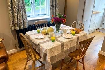 Enjoy a leisurely breakfast whilst you plan your day.