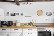 The cottage kitchen is packed full of everything you need to cook up those holiday treats.
