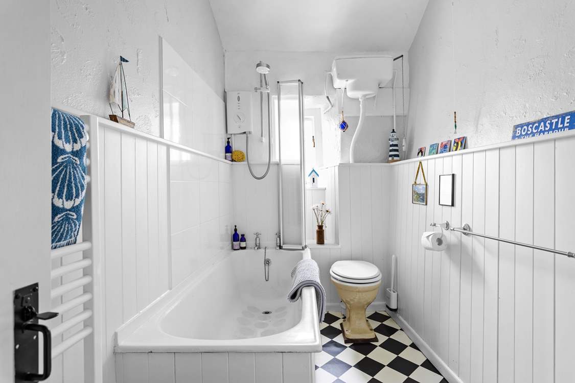 The family bathroom.