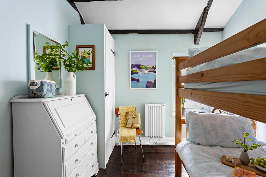 The bunk-beds in bedroom 3 will delight younger members of your party.