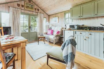 This beautiful hideaway is perfect for a cosy break for two.