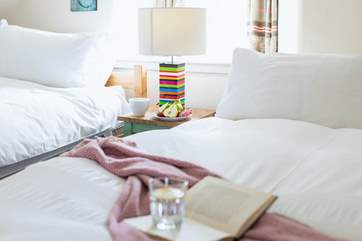 The comfy beds.