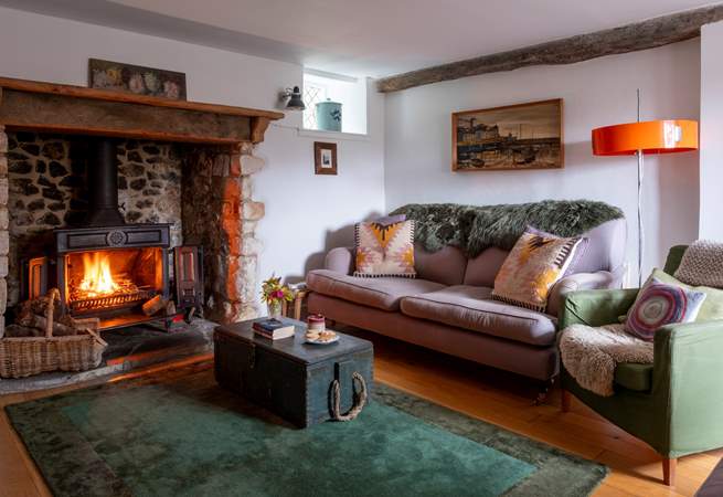 Relax in the beautiful sitting room.