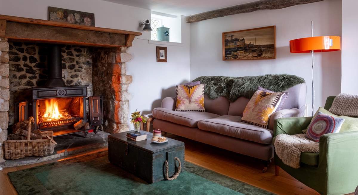 Relax in the beautiful sitting room.