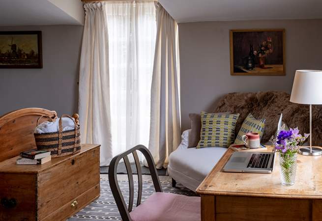 or the perfect spot to catch up on emails. 