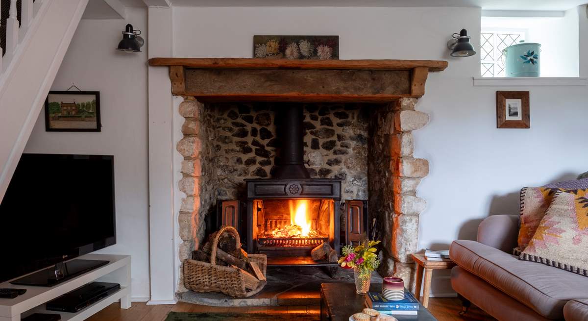 On those chillier days gather round the roaring wood-burner.
