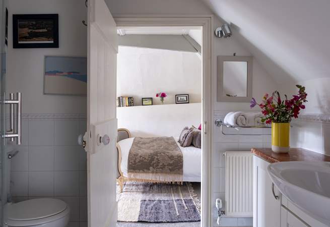 The shower-room can be accessed from bedroom 2 or the hallway.