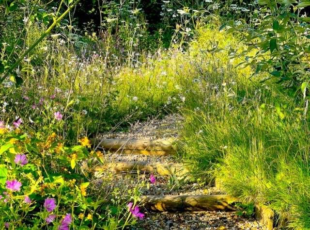 Wander through the tranquil garden...