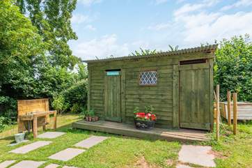 The kitchen and washroom are separate to the wagon