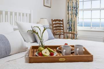 You will never want to leave bedroom 1 with its lovely views.