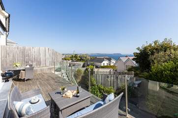 Sit in the sun on the deck and enjoy the view.
