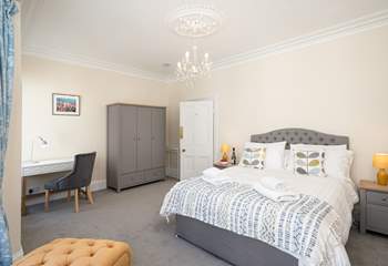 Bedroom two is spacious and has plenty of storage for your holiday belongings.