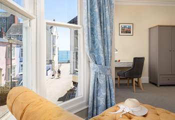 Just look at the view from bedroom two, you really are that close to the sea.