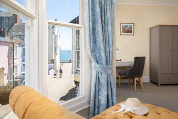 Just look at the view from bedroom two, you really are that close to the sea.