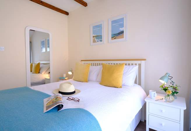 Bedroom one has a king-size bed.