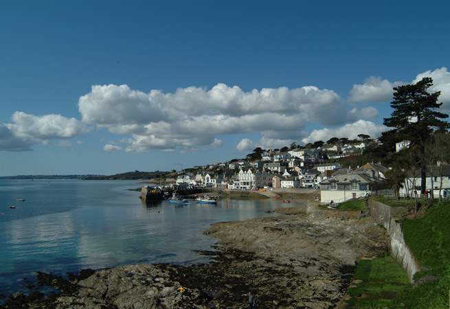 Catch the passenger ferry from St Mawes to Falmouth.