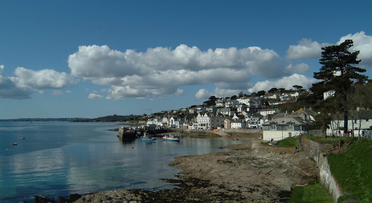 Catch the passenger ferry from St Mawes to Falmouth.