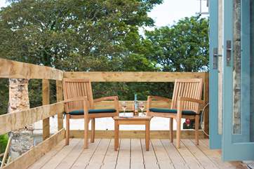 Open up the French doors and enjoy a pre-dinner glass of wine, while watching the sun set.