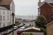 Exmouth beach is so close, this is the view from bedroom 2.