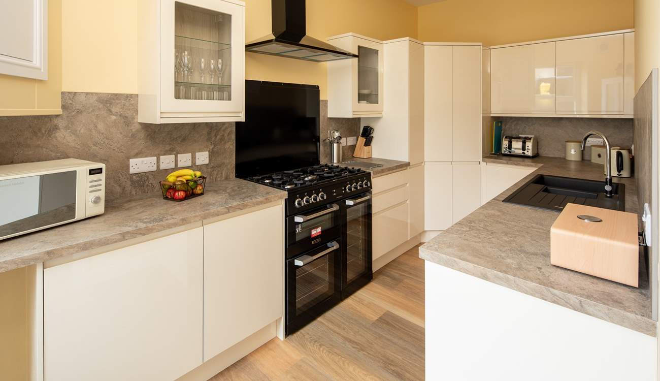 The kitchen has everything you need for holiday cooking.