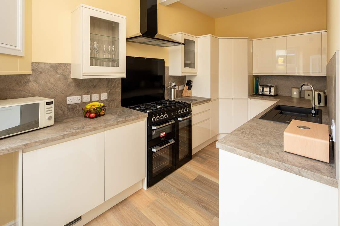 The kitchen has everything you need for holiday cooking.