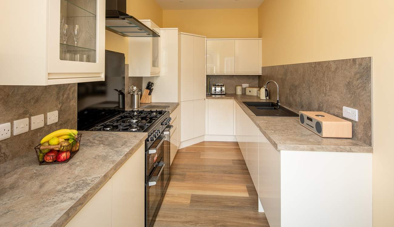 The super range cooker is ideal for holiday meals.