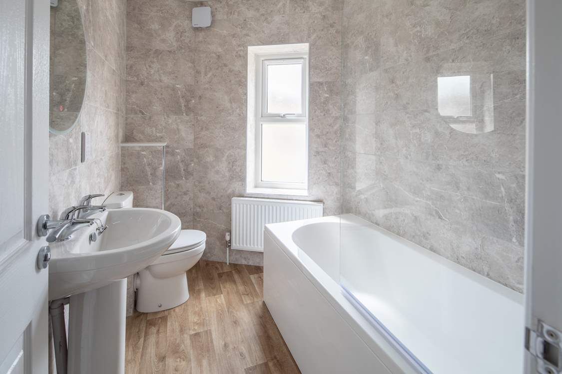 The bath is the ideal place for a soak after a busy day.