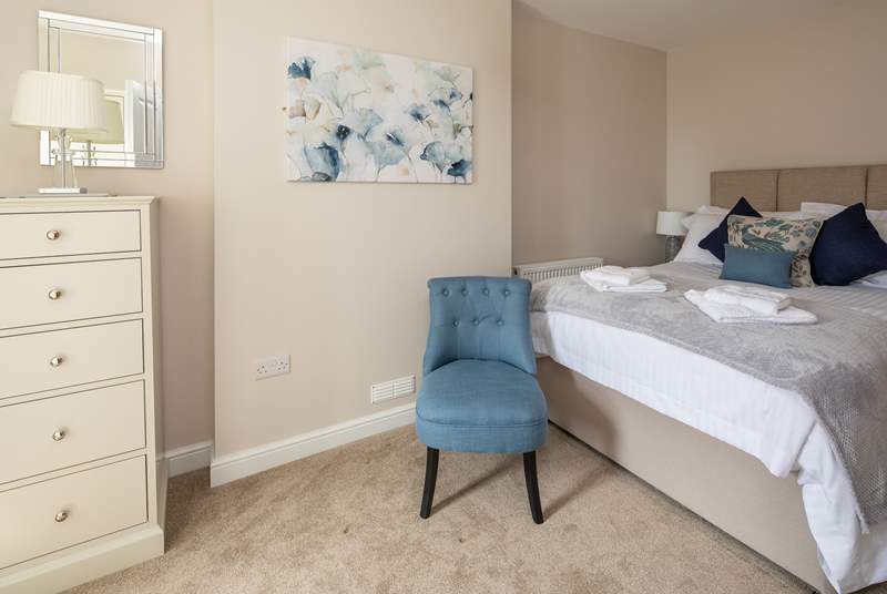 Bedroom 3 has a comfy double bed and luxury bedding.