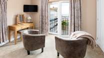 Sit back and soak up the sea views from Bedroom 2.