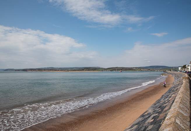 The fabulous Exmouth beach is a matter of minutes away on foot.