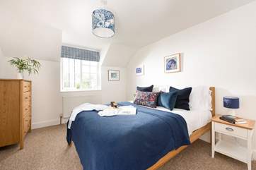 Bedroom 1 has a super comfy king-size double bed.