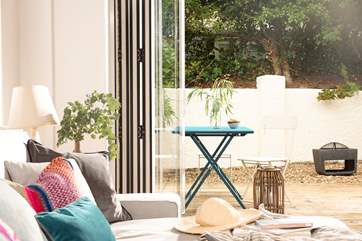 Let the outside in through the bi-fold doors.