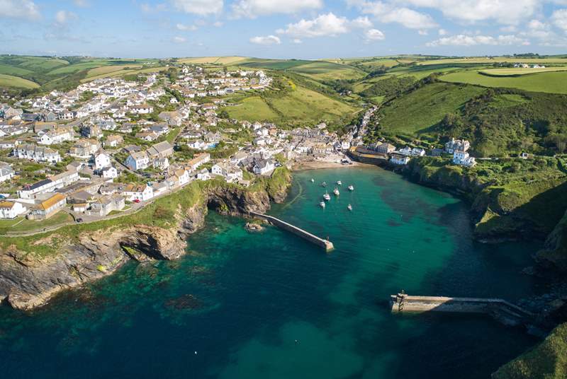Iconic Port Isaac on the north coast.