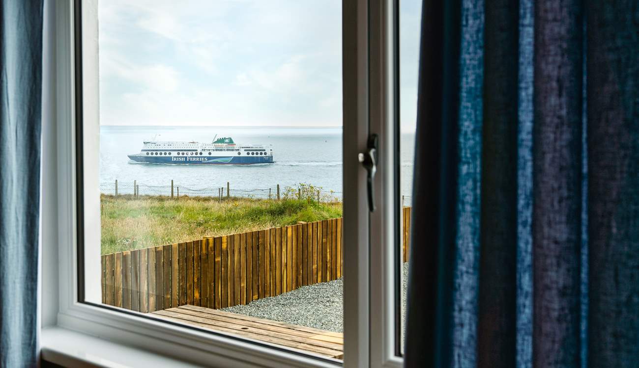 Watch the world sail by.