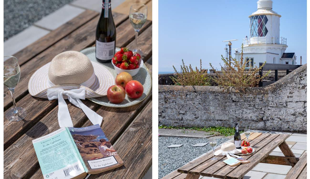 Peace and tranquility, and a good book. Perfect!