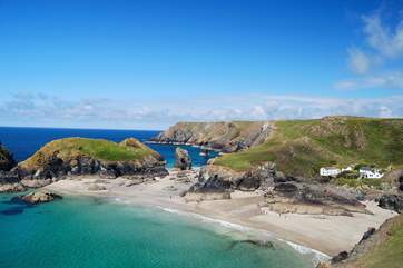 Kynance Cove is stunning at any time of year.