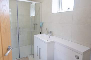 The shower-room.