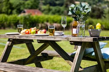 Enjoy a picnic in the sunshine.