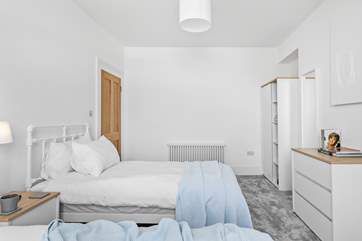 The bedrooms are wonderfully light and airy at Hoe Park House.