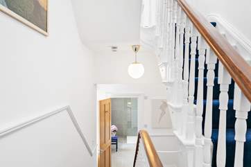The fabulous staircase leads between the four floors.