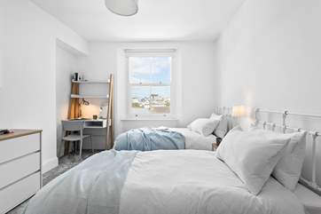 Lovely bedroom 3 is a twin on the second floor.