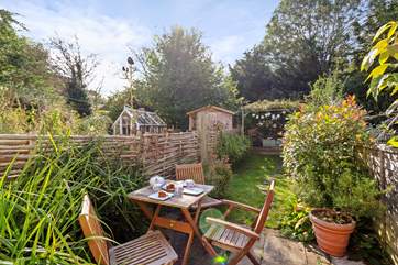 The perfect place to catch the sun and enjoy afternoon tea.