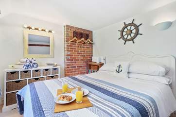 The delightful main bedroom.