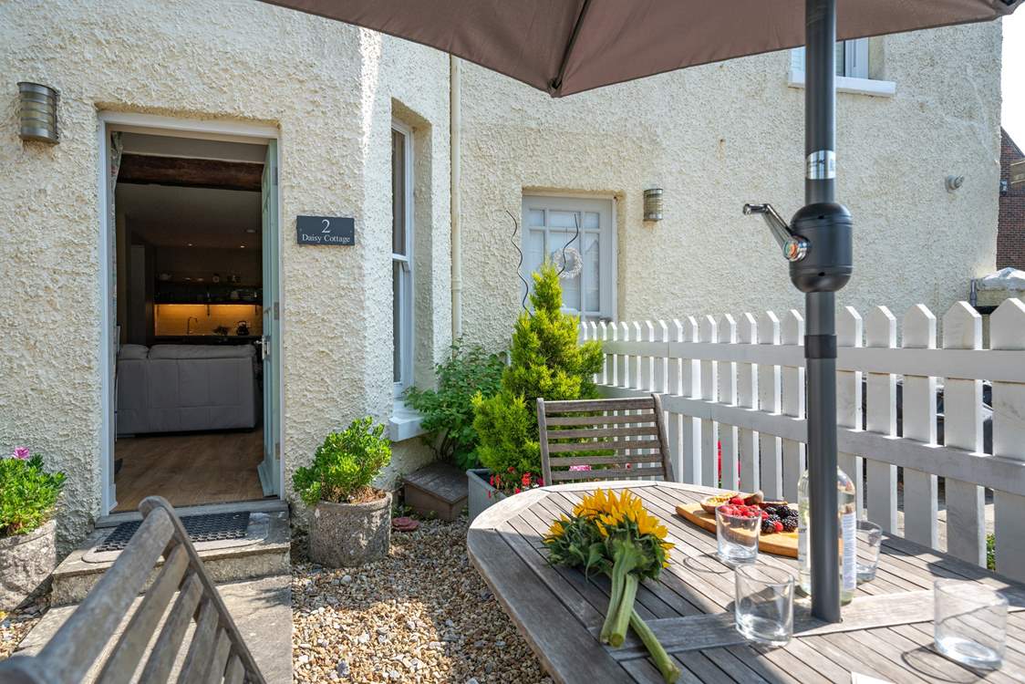 Relax and sit out in the sun with good food and a good book.