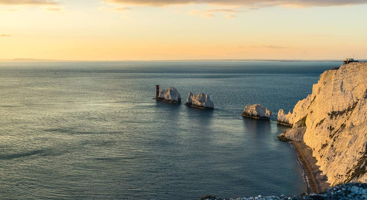 The Needles is located on the west side of the island and a 'must visit'. 