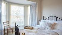 The welcoming main bedroom.