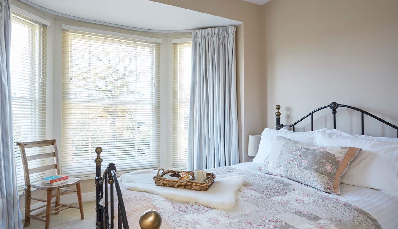 The welcoming main bedroom.