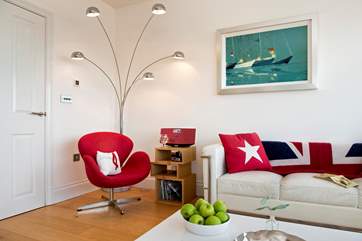 A lovely corner to snuggle up with a good holiday read.