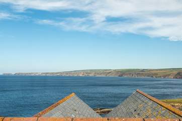 You will never tire of gazing out to sea.