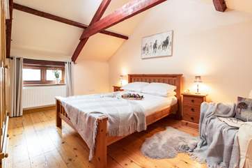 Bedroom one is a spacious room for your holiday to Devon.